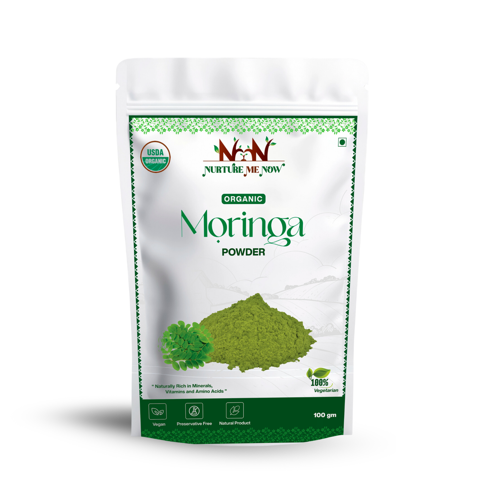 USDA Certified Moringa Powder 200gms