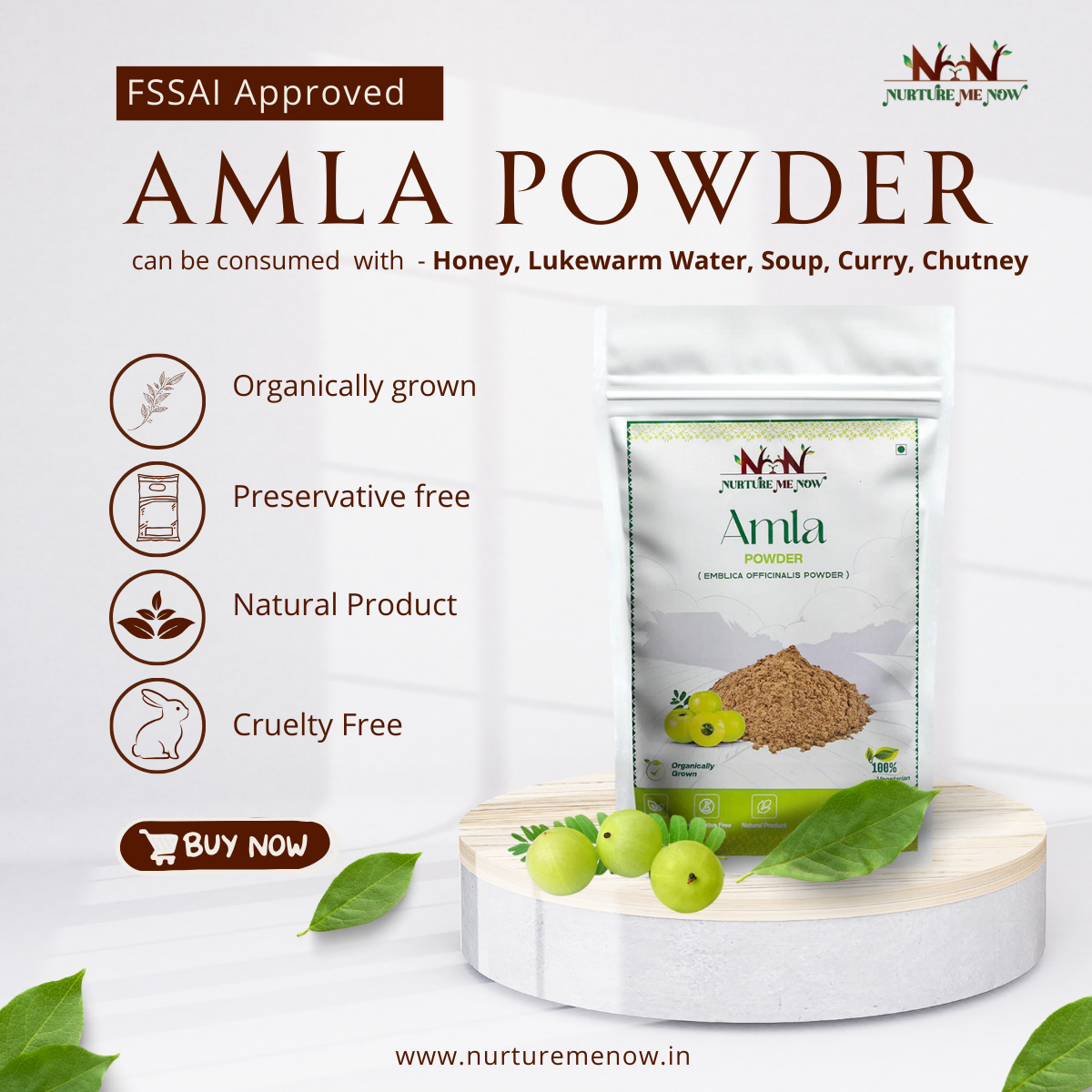 USDA Certified Organic Amla Powder 400gms