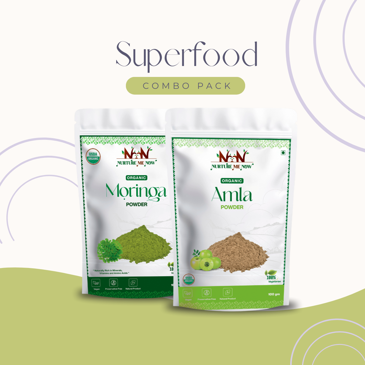 Amla + Moringa : Superfood Combo Pack