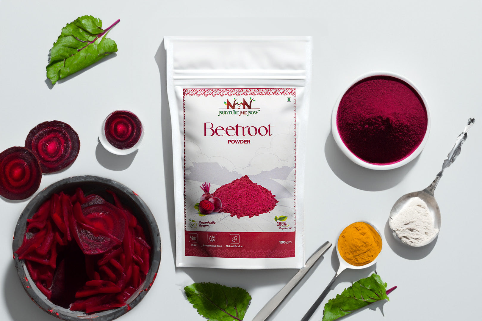 USDA Certified Organic Beetroot Powder 200 gm